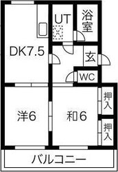 シェリール C棟の物件間取画像